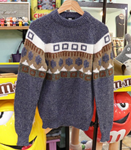 JAPAN 빈티지 울 스웨터 ~ 맨즈90-95 / 우먼프리 !!!