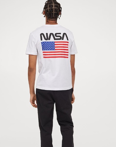 H&amp;M NASA 반팔 티셔츠 ~S사이즈 !!!