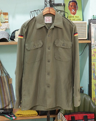 1988년산 빈티지 독일군 밀리터리 셔츠 ~95-100사이즈 !!!