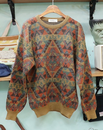JAPAN 80-90s 빈티지 울 스웨터 ~ 우먼M !!!