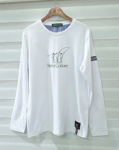 일본판 HENRY COTTONS 티셔츠 ~ L사이즈 !!!