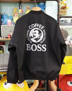 일본판 COFFEE BOSS 리버시블 집업자켓 ~프리사이즈 !!!