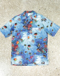 피지 Fiji 메이드 빈티지 하와이안 셔츠 ~M사이즈 !!!