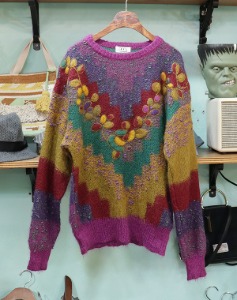 80-90s 빈티지 MIX MATCH 울 스웨터 ~ 우먼프리 !!!